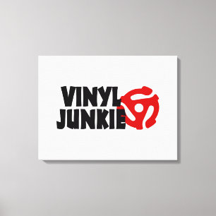Vinyl Junkie Canvas Print