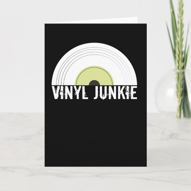 Vinyl Junkie Card (Front)