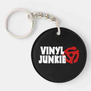 Vinyl Junkie Key Ring
