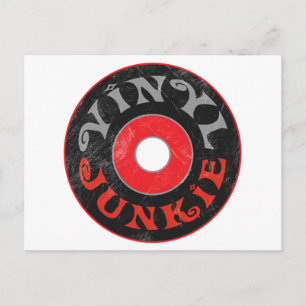 Vinyl Junkie Postcard