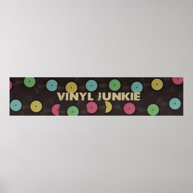 Vinyl Junkie Poster (Front)