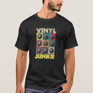 Vinyl Junkie Retro Record Collection Vintage LP Al T-Shirt