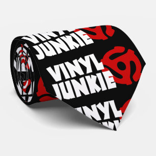 Vinyl Junkie Tie