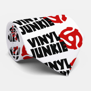 Vinyl Junkie Tie