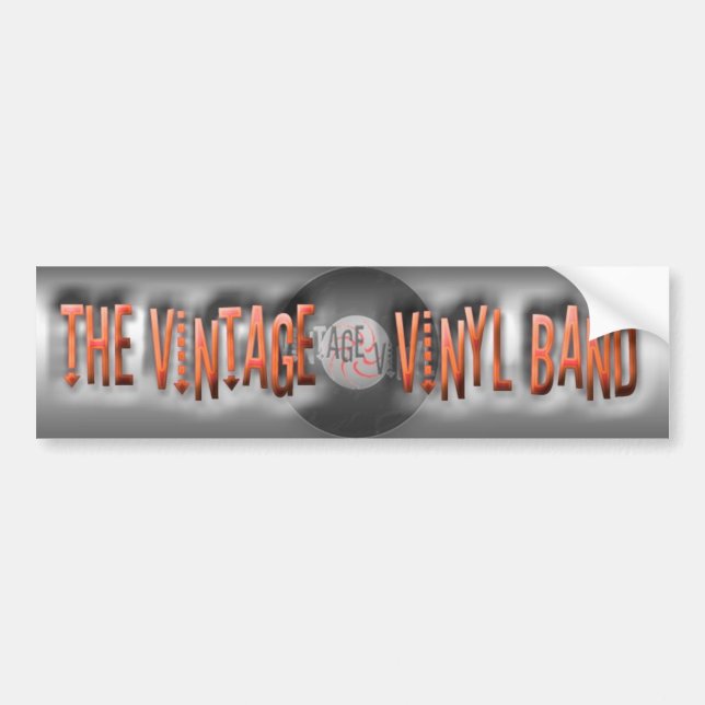 Vinyl Logo Bumper Sticker (Front)