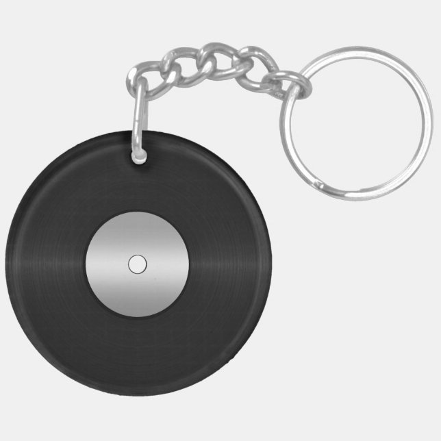 Vinyl-Look LP Record Key Ring (Back Right)