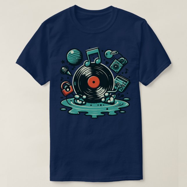Vinyl Lover T-Shirt (Design Front)