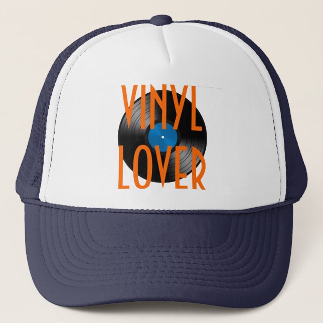 VINYL LOVER TRUCKER HAT (Front)