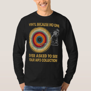 Vinyl Lp Record Vinyl Disc Retro Vinyl Record Play T-Shirt