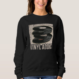 Vinyl Player Vinyl Record Player Music Sweatshirt