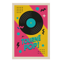 Vinyl Pop Art - Poster