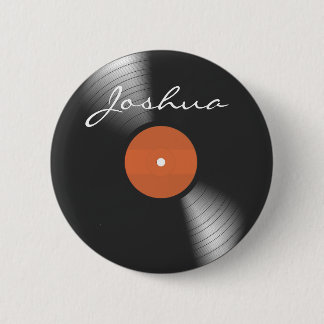 Vinyl Record 6 Cm Round Badge