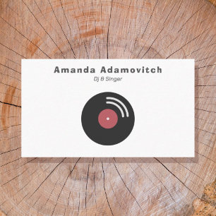 Vinyl Record Business Card