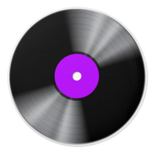Vinyl Record Ceramic Knob