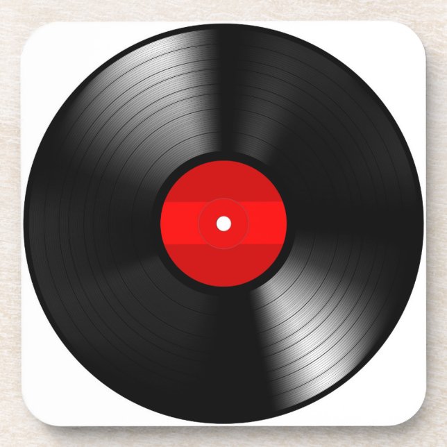 Vinyl Record Coaster Set (Front)