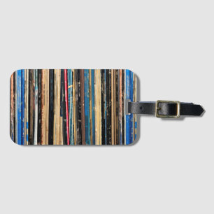 Vinyl Record Collector DJ Music Lovers Gift Luggage Tag