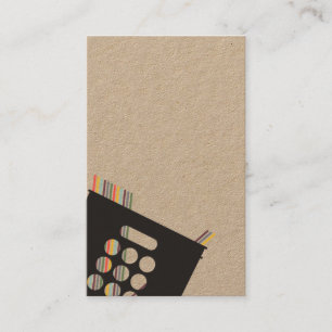 Vinyl Record Crate Business Card