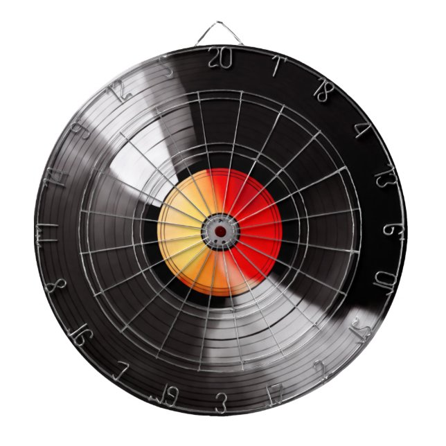 Vinyl Record Dartboard (Front)