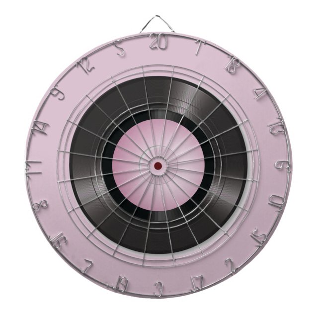 Vinyl Record  Dartboard (Bull's-eye! Create the perfect custom dart board!)