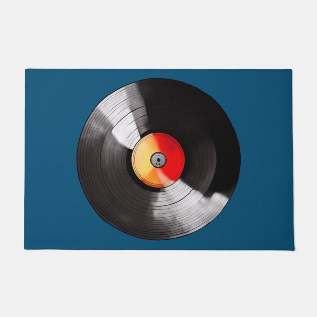Vinyl Record Doormat (Front)