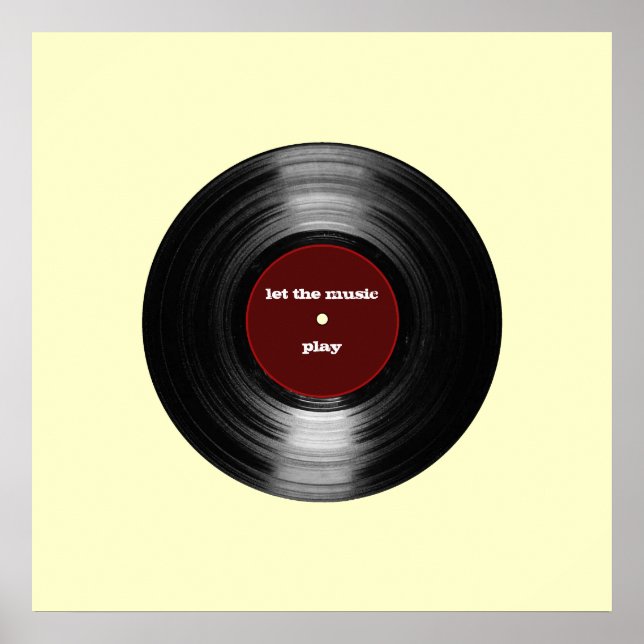 vinyl record for walls poster (Front)