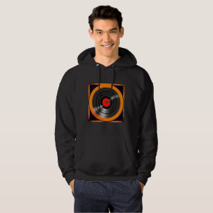 Vinyl record hoodie