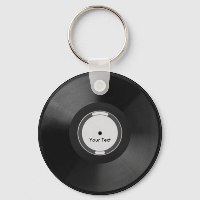 Vinyl.Record Key Ring (Front)