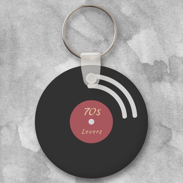 Vinyl Record Keychain (Vinyl Record Keychain)