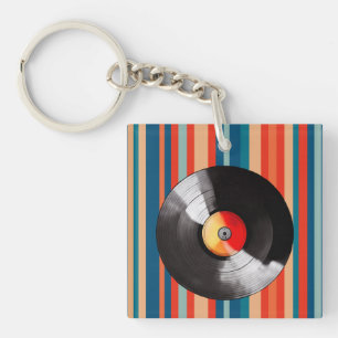 Vinyl Record Keychain