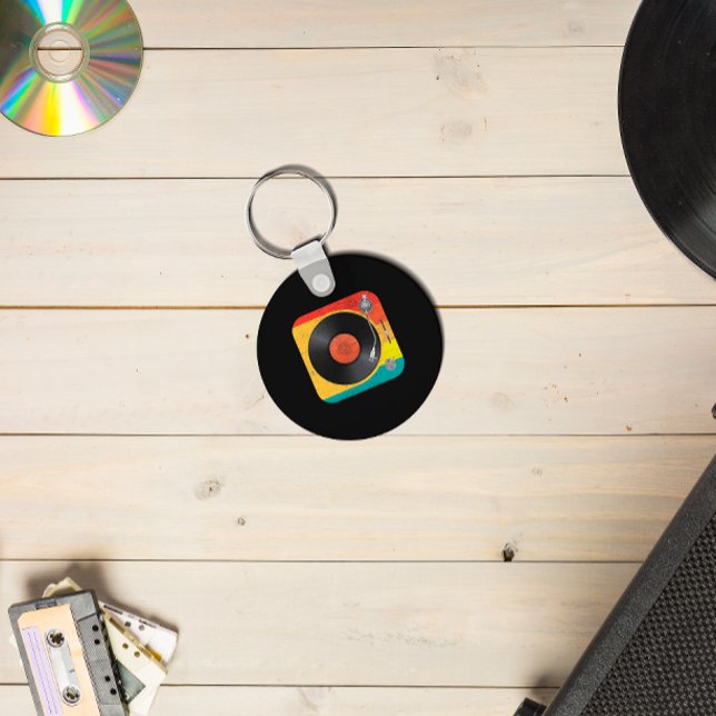 Vinyl Record Player Key Ring (Creator Uploaded)