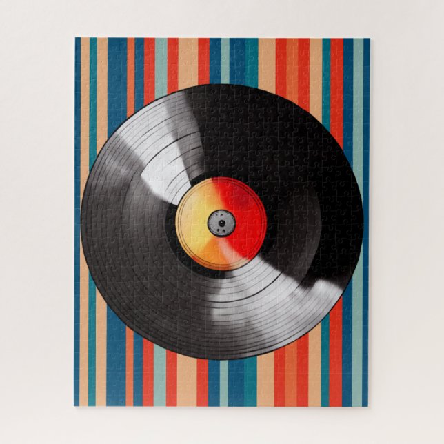 Vinyl Record Puzzle (Vertical)