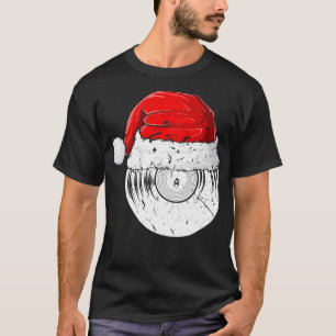 Vinyl Record Santa Hat Christmas Xmas T-Shirt