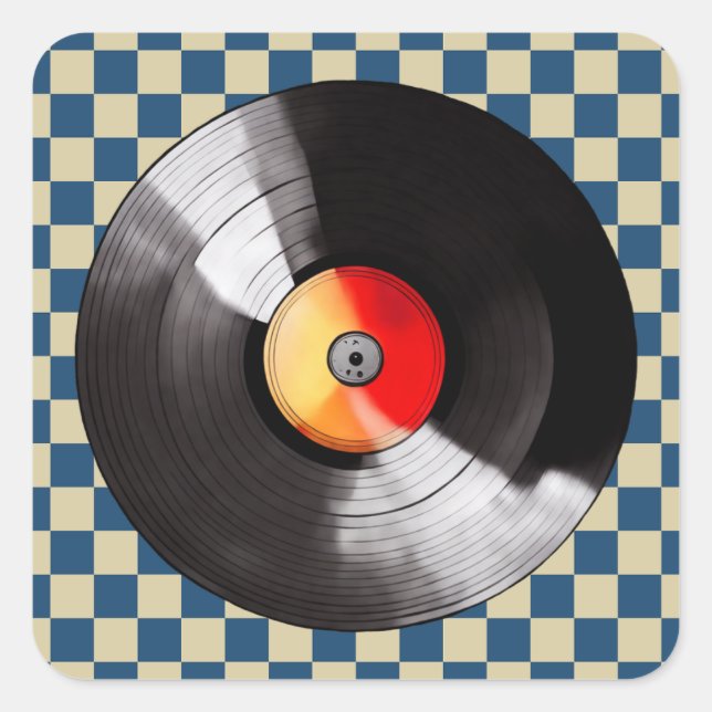 Vinyl Record Stickers (Front)