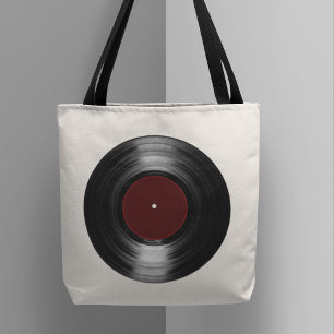 Vinyl Record Tote Bag