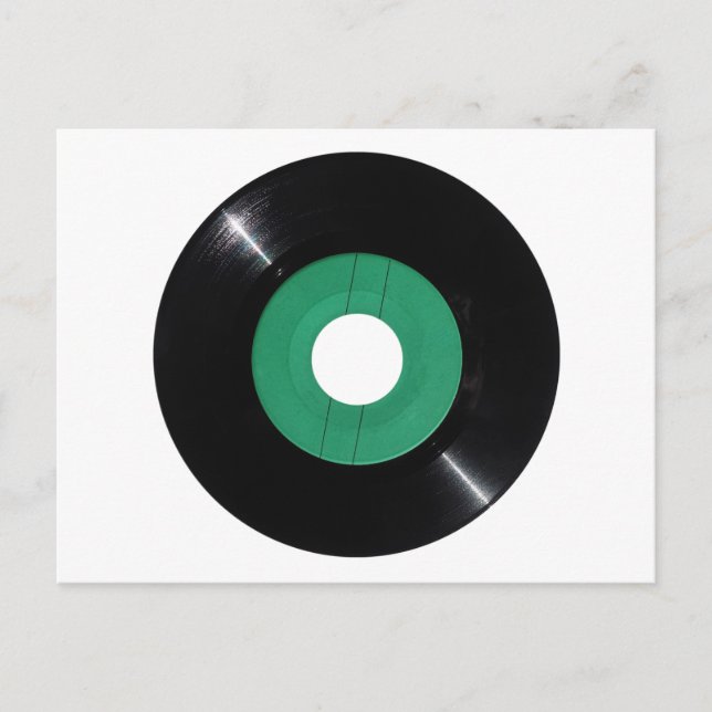Vinyl record transparent PNG Postcard (Front)