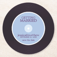 Vinyl Record Wedding Save the Date Wedding