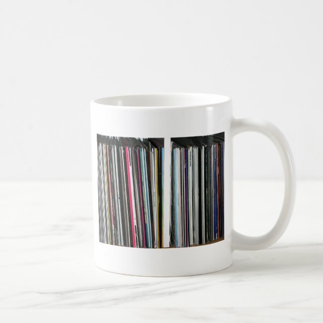 Vinyl Records Coffee Mug (Right)