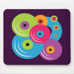 Vinyl Records Mouse Pad