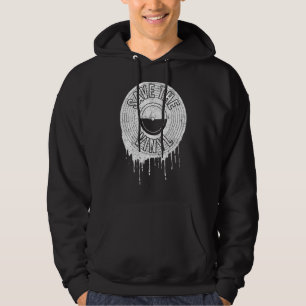 Vinyl Save The Vinyl Retro Record Collector Vintag Hoodie