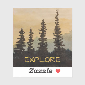 Vinyl Sticker Explore Nature