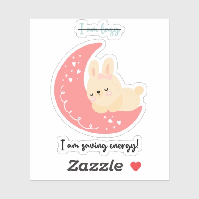 Vinyl Sticker | I Am Saving Energy! (Sheet)