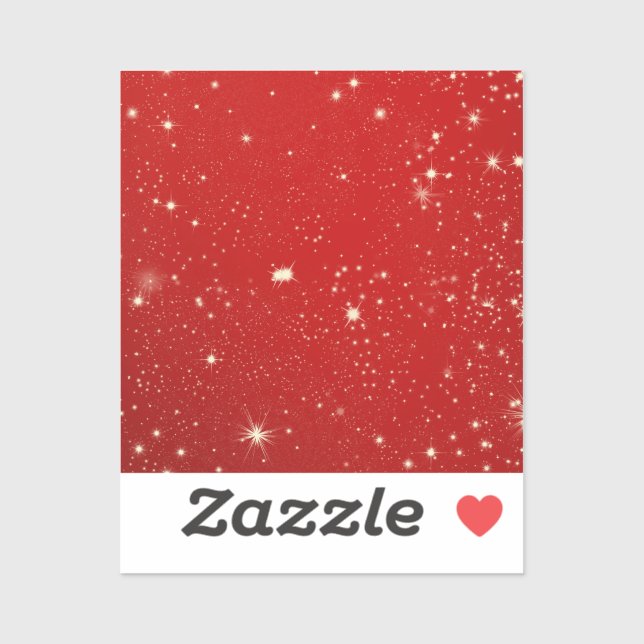 Vinyl Stickers | Custom Cut – Sparkle Design (Sheet)