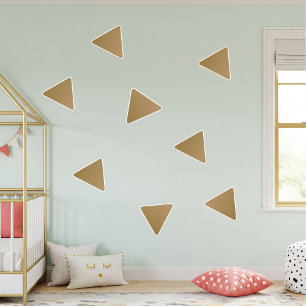 vinyl triangular stickers for kids, wall decor