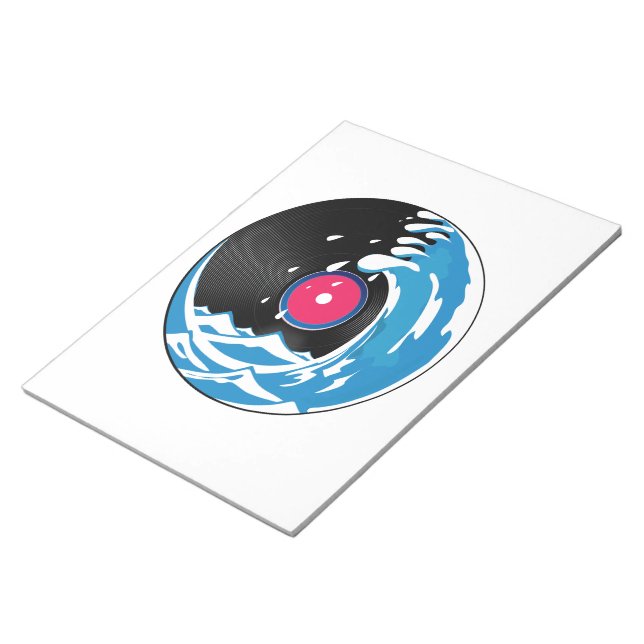 Vinyl Wave Notepad (Angled)