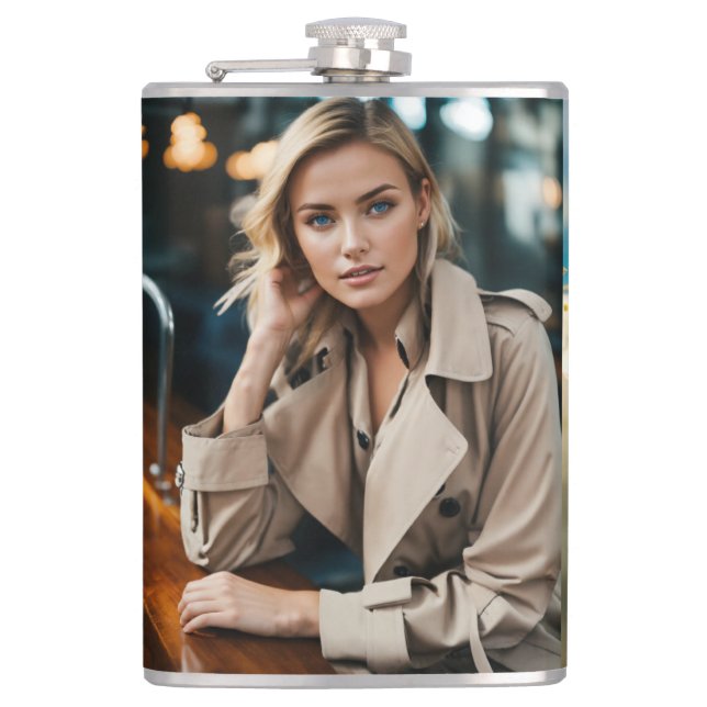 Vinyl Wrapped Flask (Front)