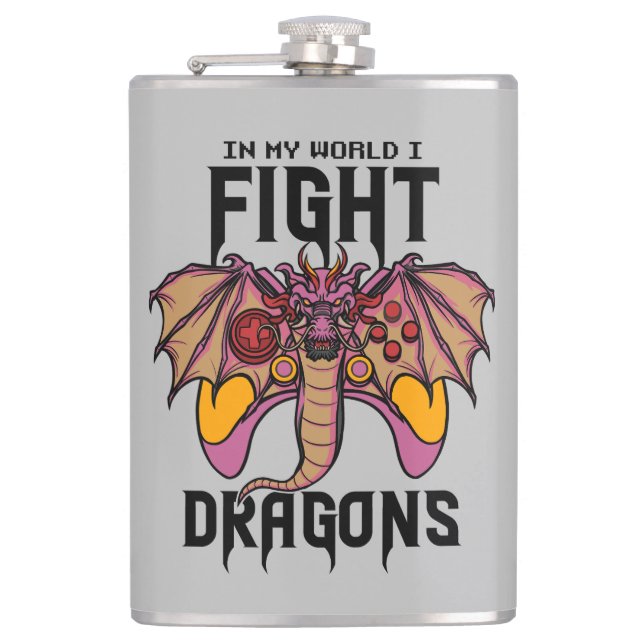 Vinyl Wrapped Flask (Front)