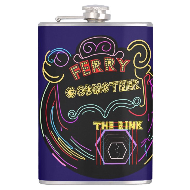 Vinyl Wrapped Flask (Front)
