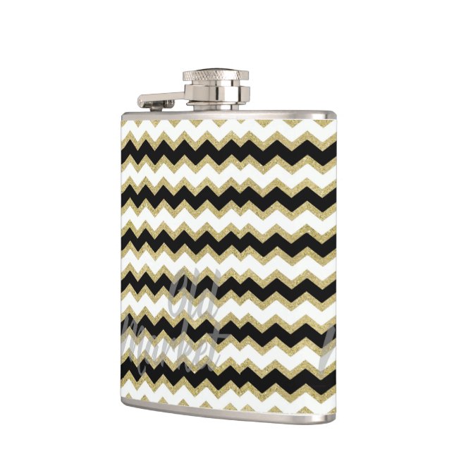 Vinyl Wrapped Flask (Left)