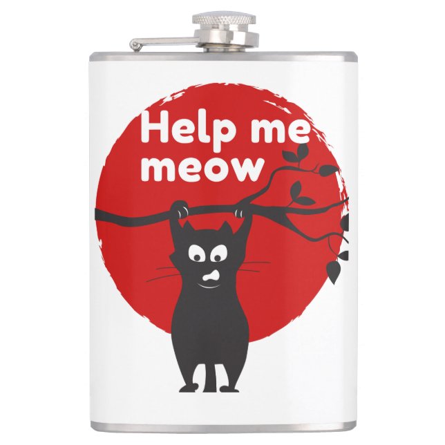Vinyl Wrapped Flask (Front)