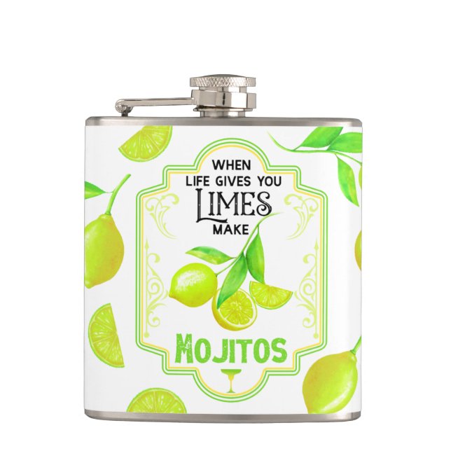 Vinyl Wrapped Flask, 6 oz. Flask (Front)